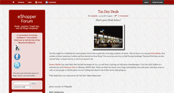 Desktop Screenshot of eshopperforum.com