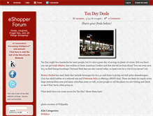 Tablet Screenshot of eshopperforum.com